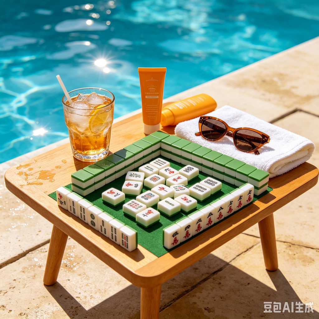colored mahjong tile racks