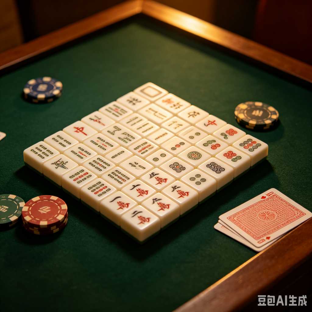transparent acrylic mahjong set